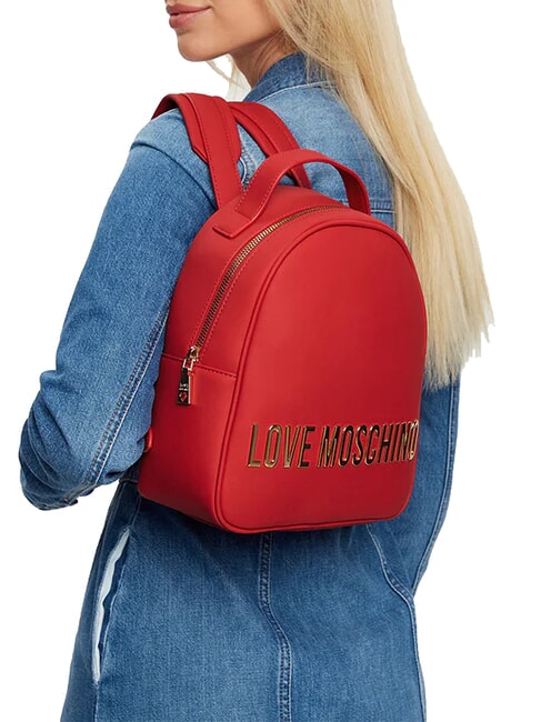 GOLD LETTERING Mochila ROJO - Bolsos Mujer