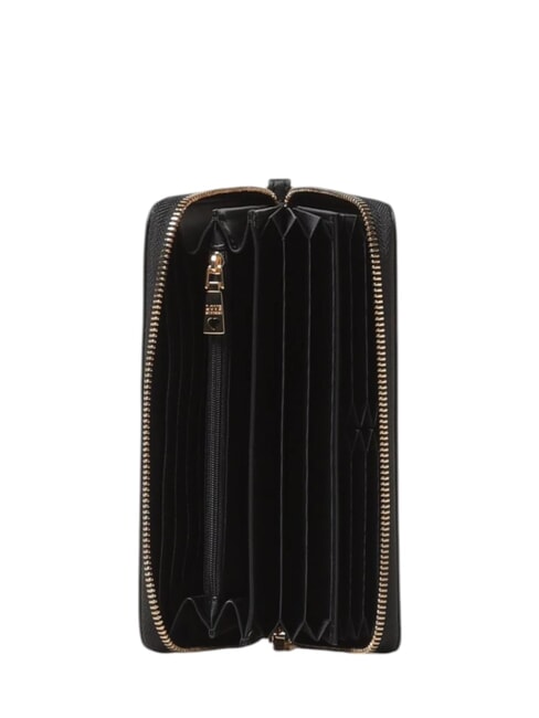 GOLD LETTERING Cartera con cremallera negro - Carteras Mujer