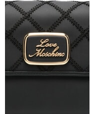 LOVE MOSCHINO LOVE Bolso de hombro negro - Bolsos Mujer - 3