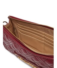 LOVE MOSCHINO QUILTED  Bolso de hombro vino - Bolsos Mujer - 3