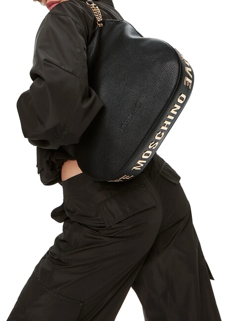 SMOOTH Bolso de hombro negro - Bolsos Mujer