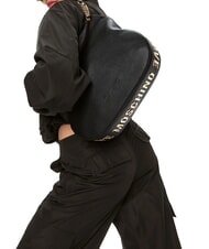 LOVE MOSCHINO SMOOTH Bolso de hombro negro - Bolsos Mujer - 5