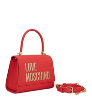 LOVE MOSCHINO LETTERING Mini bolso de mano, con correa para el hombro ROJO - Bolsos Mujer - 2