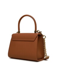 LOVE MOSCHINO LETTERING Mini bolso de mano, con correa para el hombro nueces - Bolsos Mujer - 2