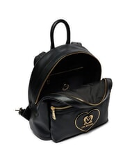 LOVE MOSCHINO GOLDEN HEART  Mochila negro - Bolsos Mujer - 3