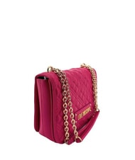 LOVE MOSCHINO QUILTED GOLD CHAIN Bolso de hombro/bandolera magenta - Bolsos Mujer - 2
