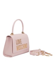LOVE MOSCHINO LETTERING Mini bolso de mano, con correa para el hombro Rosa - Bolsos Mujer - 2