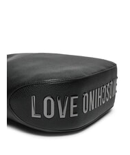 LOVE MOSCHINO SMOOTH Bolso de hombro negro - Bolsos Mujer - 3