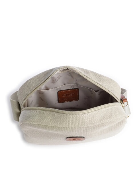 SORRENTO ERICA Bolso bandolera pequeño de lona BEIGE - Bolsos Mujer