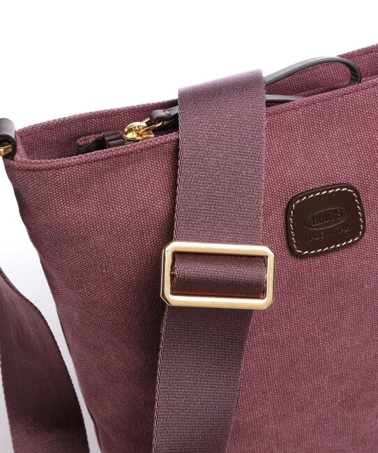 SORRENTO Bolsa de lona tipo cubo ciclamen - Bolsos Mujer