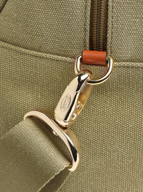 SORRENTO CAMILLA Bolso de lona tipo cartera con correa para el hombro oliva - Bolsos Mujer