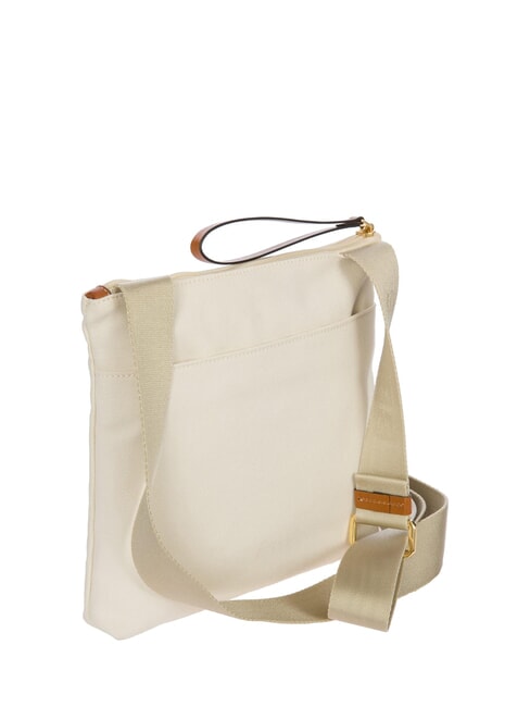 SORRENTO EMMA Bolso de lona plano para el hombro CREMA - Bolsos Mujer