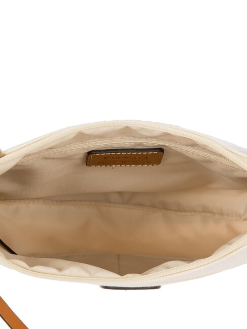 SORRENTO EMMA Bolso de lona plano para el hombro CREMA - Bolsos Mujer