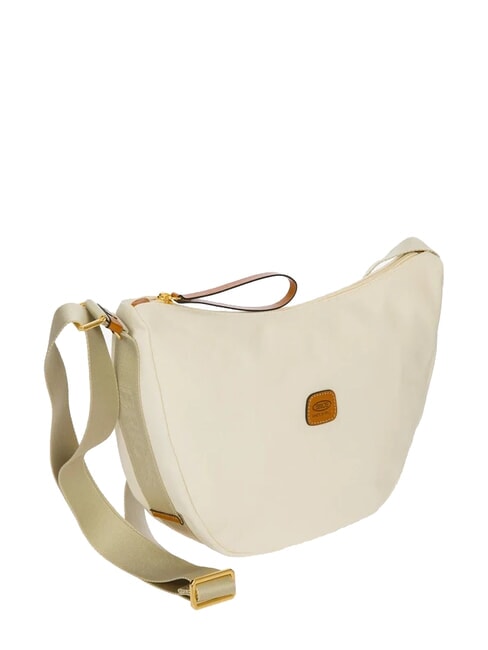SORRENTO LUNA Bolsa de lona con forma de media luna CREMA - Bolsos Mujer