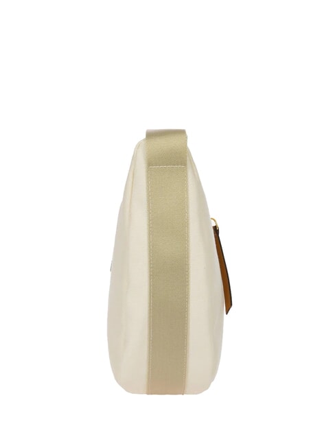 SORRENTO LUNA Bolsa de lona con forma de media luna CREMA - Bolsos Mujer
