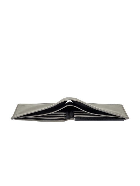 BERNINA Monedero de cuero tipo billetera GRIS - Carteras Hombre