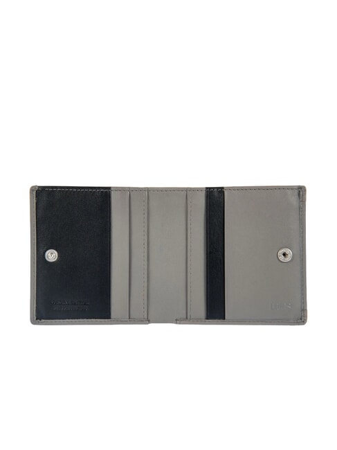 BERNINA Monedero de piel tipo cartera GRIS - Carteras Hombre