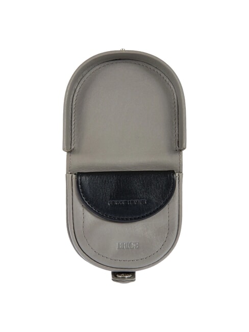 BERNINA Monedero de piel con tacón GRIS - Carteras Hombre