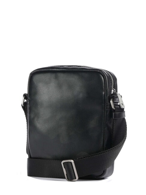VENEZIA  Bolso de cuero NEGRO - Bandoleras Hombre
