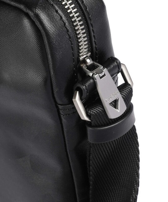 VENEZIA  Bolso de cuero NEGRO - Bandoleras Hombre