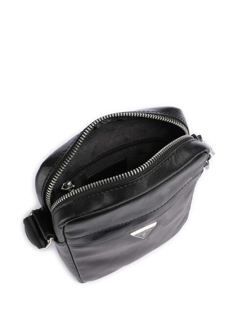 VENEZIA  Bolso de cuero NEGRO - Bandoleras Hombre