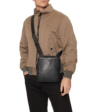 GUESS FIRENZE Bolso de piel para hombre NEGRO - Bandoleras Hombre - 4