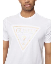 GUESS PATCHWORK Camiseta estampada purwhite - camiseta - 3