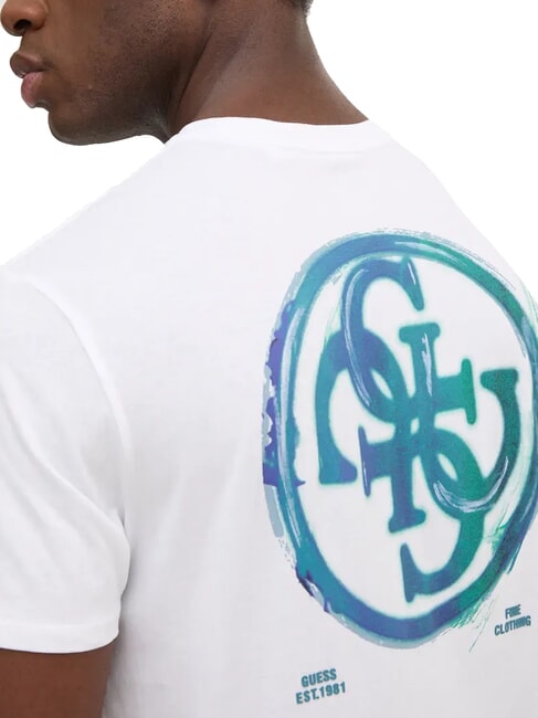 BASIC Camiseta con estampado del logotipo 4G purwhite - camiseta