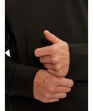 GUESS BOX Sudadera con bordado de logo metalizado jetbla - Sudaderas - 4