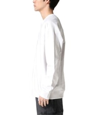 GUESS RAGLAN Sudadera de algodón con cuello redondo purwhite - Sudaderas - 3