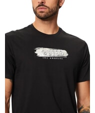 GUESS METALLIC LOGO Camiseta con estampado en relieve jetbla - camiseta - 3