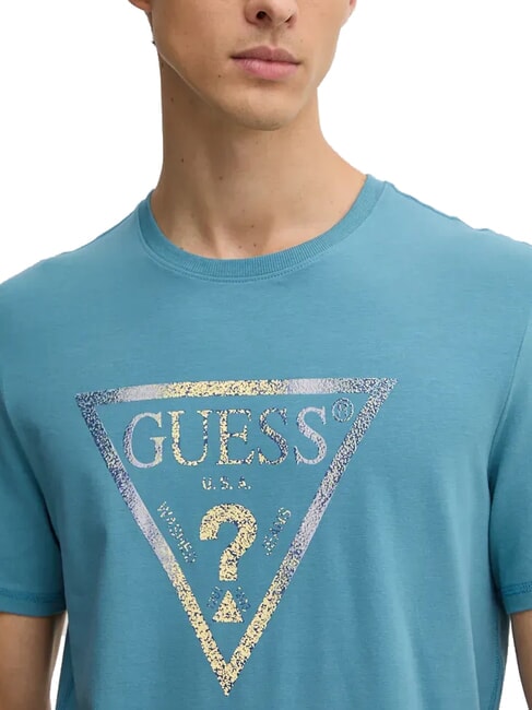 TRIANGLE Camiseta con estampado maxi Tormenta salvaje azul - camiseta