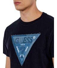 GUESS TRIANGLE Camiseta con parche maxi logo jetbla - camiseta - 3
