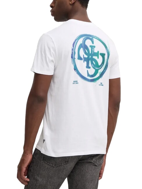BASIC Camiseta con estampado del logotipo 4G purwhite - camiseta