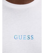 GUESS BASIC Camiseta con estampado del logotipo 4G purwhite - camiseta - 3
