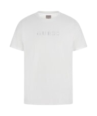 GUESS LOGO EMBROIDERY Camiseta de algodón purwhite - camiseta - 4