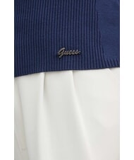 GUESS BLAIR Camiseta sin mangas con cuello halter mago azul - camiseta - 4