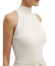 GUESS BLAIR Camiseta sin mangas con cuello halter cremwhi - camiseta - 3