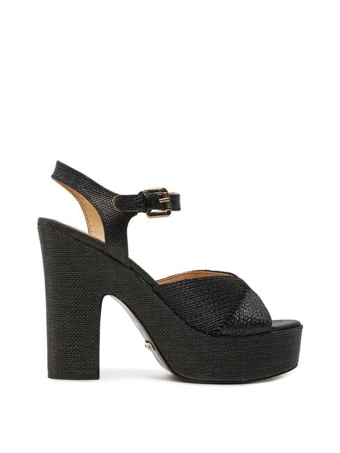 STARLA Sandalias de cuña alta NEGRO - Zapatos Mujer