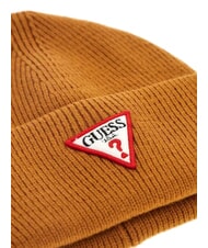 GUESS PATCH TRIANGOLO Sombrero con puños ocre - Sombreros - 2