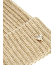 GUESS LUREX Gorro de mezcla de lana BEIGE - Sombreros - 3