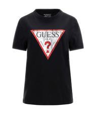 GUESS CLASSIC FIT LOGO camiseta con logo jetbla - camiseta - 3