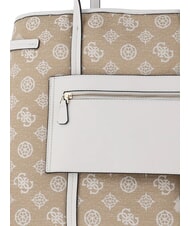 GUESS BEYZA  Bolso de hombro logotipo blanco - Bolsos Mujer - 3