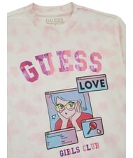 GUESS KIDS Camiseta estampada con estampado teñido anudado rosa - Camiseta niño - 3