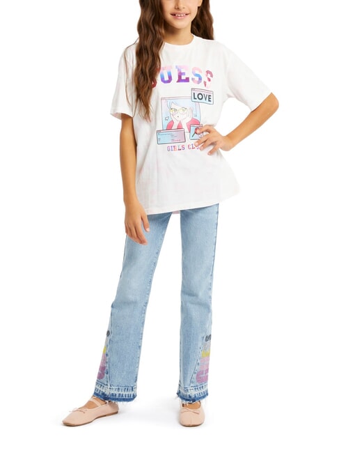 KIDS Camiseta estampada con estampado teñido anudado rosa - Camiseta niño