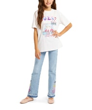 GUESS KIDS Camiseta estampada con estampado teñido anudado rosa - Camiseta niño - 4