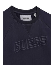 GUESS MINI ME KIDS Sudadera de cuello redondo con logo en relieve a753 mar profundo - Sudadera Bebé - 3