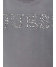 GUESS MINI ME Camiseta corta con logotipo de diamantes de imitación humo lila - Camiseta niño - 3