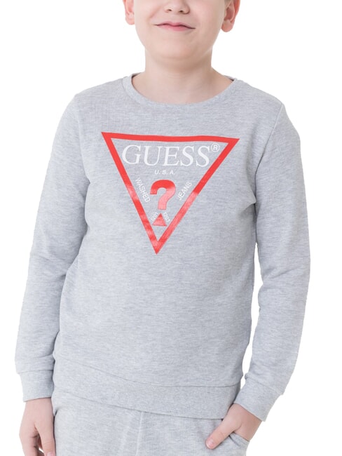 CORE KIDS Sudadera de manga larga con estampado de logo gris jaspeado claro - Sudadera Bebé