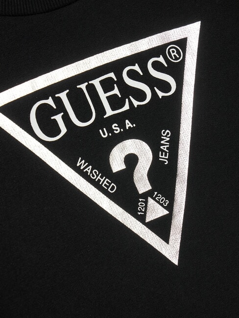 CORE KIDS Sudadera con estampado de logotipo en triángulo negro azabache con escarcha g - Sudadera Bebé